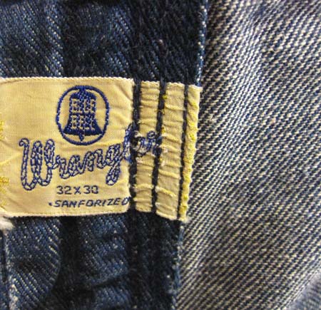 １９５０年代 ＶＩＮＴＡＧＥ ＷＲＡＮＧＬＥＲ １１ＭＷＺ 縦ベル刺繍