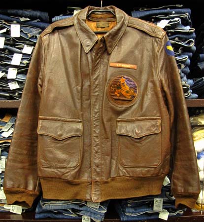 １９４０年代 ＶＩＮＴＡＧＥ フライングタイガーＡ－２ Ｕ．Ｓ ＡＲＭＹ ＡＩＲ ＦＯＲＣＥ ＦＬＧＨＴ ＪＫＴ（アメリカ飛行服 サイズ表記40  原宿古着 MARVIN'S ヴィンテージ