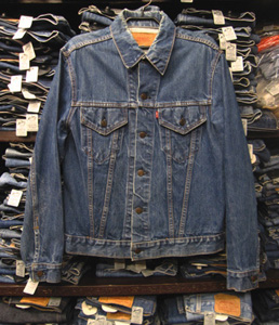 古着 原宿 MARVIN'S VINTAGE LEVI'Sファースト革パッチデニム